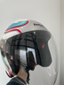 坦克（Tanked Racing）T536摩托车头盔半盔3C男女四季防晒电动车安全帽 白色 极光 XXL 实拍图