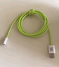 品胜苹果数据线USB to Lightning充电线快充 适用iPhone14Pro/13/12/XR/11/8手机ipad平板车载编织绿 实拍图