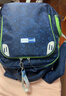 CAMS悬浮减重书包一二年级轻便男护脊减负儿童书包  星空蓝  S03211S  实拍图