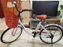 EG7自行车成人女士轻便单车通勤上班变速普通亲子复古男式 【基础款】单速-粉 24英寸【适合:145-165cm】 实拍图
