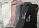 蕉内（Bananain）银皮301S袜子女士新疆精梳棉7A抗菌防臭透气船袜短中长筒秋冬5双 [中筒]黑灰白粉紫 5双 均码 实拍图