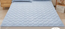 博洋家纺100%新疆棉花床垫床褥子全棉可水洗垫被 韶华蓝120*200cm 实拍图