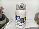 富光儿童保温杯壶304男女带吸管双盖赠杯套上学小学生水杯子白色550ml 实拍图