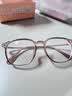 依视路（ESSILOR） 钻晶系列高清耐磨防蓝光近视超薄镜片专业配度数眼镜架男女镜框 TR90-全框-1069BR-茶色 镜框+依视路膜御防蓝光1.60现片 实拍图