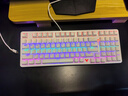 雷柏（Rapoo）V500PRO-98升级款 98键有线背光机械键盘 炫酷RGB侧灯游戏吃鸡办公全键无冲可编程键盘 白色茶轴 实拍图
