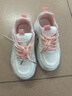 李宁热女童鞋子2026夏季新款儿童小白鞋大童女孩运动鞋网面跑步鞋老爹鞋 999粉色单鞋款 29 码 实拍图