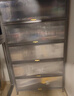 帅仕（shuaishi）厨房用具置物架落地多层餐边柜收纳碗柜家用橱柜微波炉烤箱储物柜 【升级特厚】灰6层100长42深丨高硬度实心门丨特强承重 实拍图