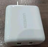绿联充电头器双口USB插座头5V2A/1A多口充电头直插充电器 适用苹果17/16华为小米手机iPad平板手表 【17W】双口USB充电头-白色 实拍图