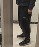 安德玛（Under Armour）Rival男子运动休闲保暖抓绒束脚长裤1379774 黑色001 3XL 实拍图