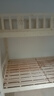汀煌实木上下床双层床小户型架子上下铺双人子母床两层木床高低儿童床 【爬梯款】上115下135+床垫*2 实拍图