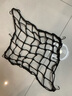 IZTOSS摩托车头盔网兜行李置物网弹力松紧绑带油箱后座夜间反光绳 夜间荧光款-黑色 实拍图