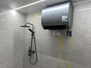 荣事达花洒淋浴全套卫浴室喷头花洒套装增压沐浴家用恒温洗澡家用三件套 空气增压枪灰色【智能恒温款】 实拍图