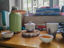 容山堂珐琅彩泡茶杯陶瓷主人杯单杯茶盏公道杯盖碗茶洗壶承茶壶功夫茶具 金丝珐琅壶承+盖碗套装 实拍图