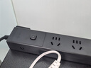 公牛（BULL） PDU桌面电竞机柜插座/插线板/插排/排插/接线板/拖线板 10A【八位总控过载保护1.8米】P108E黑 实拍图