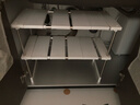 茶花谷厨房可伸缩下水槽置物架橱柜内分层架厨柜储物多功能锅架收纳架子 可伸缩水槽下置物架 -不锈钢双层 实拍图