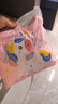 牧萌儿童雨衣男童连体套装防水全身幼儿园女孩小童 樱花独角兽 M 实拍图