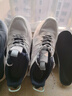 特步男鞋板鞋男国潮休闲鞋子男时尚百搭厚底减震网面透气运动鞋男 白兰-峰行系列【推荐】 43 实拍图