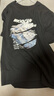 回力（Warrior）纯棉t恤男夏季复古国潮重磅短袖男士宽松大码运动半袖 黑色  2XL  实拍图