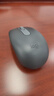 罗技（Logitech）M196 无线蓝牙鼠标 办公鼠标 笔记本商务办公家用 小巧便携 对称手型 石墨灰 实拍图