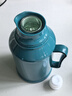 三尺巷暖壶家用办公室迷你小型暖水瓶热水瓶保温壶塑料外壳开水瓶玻璃壶 剔透蓝(外壳+内胆+瓶塞)1.6L 实拍图