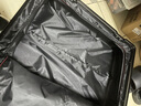 欧遥高颜值铝框行李箱可坐人男女学生潮流大容量拉杆箱加厚密码旅行箱 深灰色【铆钉加固铝合金款】 24英寸 【商务出差，轻便顺滑】 实拍图