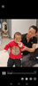 舒贝怡婴儿衣服汉服男童套装中式国风唐装小少爷周岁宝宝红色分体套装80 实拍图