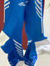 李宁（LI-NING）足球袜儿童长筒袜过膝防滑训练护腿板袜套高筒长袜子男 蓝M 实拍图