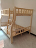 筱环上下床实木上下铺儿童床男孩女孩高低床成人双层床子母床 上下床 爬梯款单床【热卖促销款】 上铺宽130下铺宽150-全实木 实拍图