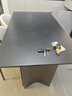 卡尔适轻奢极简岩板餐桌家用小户型现代简约金属长方形餐桌椅组合BN228 岩板餐桌【维克深灰】 140*80*75cm【全托底板】 实拍图