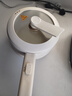 美的（Midea） 电煮锅 家用多功能小煮锅 宿舍学生锅智能电锅小功率电热火锅泡面锅 蒸煮一体锅 1.6L 【不粘锅 长柄】XZE2007 实拍图