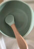 COOKSS 婴儿碗套装宝宝吃饭多功能辅食碗儿童餐具防摔烫便携吸盘碗-绿色 实拍图