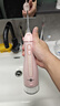 博皓（prooral）冲牙器/洗牙器/水牙线/洁牙器 手持立式设计 F27Pro粉色大水箱版【生日节日礼物】 实拍图
