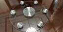 餐桌转盘钢化玻璃饭店大圆桌玻璃转盘底座圆台面旋转桌面转盘家用 辅助轮转盘直径80CM加厚10mm 0cm 转盘使用大小按桌子尺寸配 实拍图