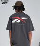Reebok锐步官方24新品男女同款运动休闲宽松LOGO针织短袖T恤 24SRM425UGH1 黑色 L 实拍图