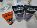 欧莱雅男士抗黑头洁面乳100ml*2套装控油祛痘去角质洗面奶护肤品礼物 实拍图