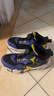 361°童鞋儿童运动鞋四季青少年实战训练耐磨旋钮扣篮球鞋 紫35 实拍图