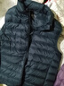 雪中飞经典新款百搭轻薄男式立领短款羽绒服马甲包边大口袋休闲鸭绒 黯青色|5089-男 3XL 190/108A 实拍图