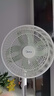 美的（Midea）【幸运草安睡1S】一级能效直流变频声控电风扇家用遥控卧室静音落地扇台式桌面抗菌大风力转页扇 实拍图