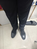 卡帝乐鳄鱼男鞋商务正装皮鞋男士真皮休闲软底软面系带加绒内增高结婚鞋 XQLQHH3668黑色6厘米增高款 38 实拍图