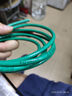 德力西电线国标铜BV/BVR铜芯线4/6/10平方阻燃单芯硬线多股软线 国标足米 BV硬线（绿色） 10平方毫米（硬线是7芯） 1m 实拍图