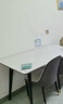 全友家居意式岩板餐桌椅子组合套装客厅家用现代简约吃饭桌政府补贴 岩板|白色|1.2m单餐桌 实拍图