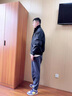 主意范立领飞行夹克外套男女春秋季潮牌cleanfit廓形短款高街棒球服外套 HJ25589黑色（高品质升级版） XL 125-145斤 实拍图