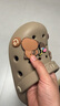 朴西洞洞鞋男士夏季平跟厚底踩屎感拖鞋包头防滑外穿沙滩情侣款凉鞋男 卡其色+卡皮巴拉 35 -36 实拍图