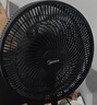 美的（Midea）【超级单品】七叶轻音立式电风扇家用柔风落地扇台式桌面小型风扇大风量节能摇头宿舍电扇 SAF30AB 实拍图