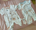 贝肽斯婴儿衣服夏季宝宝连体衣纯棉新生儿薄款哈衣爬服短袖睡衣 实拍图