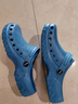 檀赫（zaqzeq）手术鞋男女医生拖鞋医院实验室洞洞鞋专用手术室防滑包头鞋护士鞋 藏蓝（鞋带） 37-38 实拍图