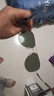 帕森（PARZIN）偏光太阳镜男 经典飞行框蛤蟆镜遮阳防晒眼镜开车驾驶专用墨镜 金框墨绿片（PZ8318） 实拍图