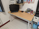 卓博电脑桌台式书桌学习桌电竞桌子家用办公桌工作台BZ08木纹色1.4米 实拍图