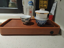 从简 32支德国电木茶盘家用大号排水式茶台整块电胶木现代简易茶托盘 德国黄金料【长40宽20高5cm】 实拍图