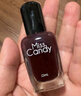 Miss Candy显白健康15ml指甲油免烤快干持久可撕拉百搭黑色美甲 纯黑NA022 实拍图